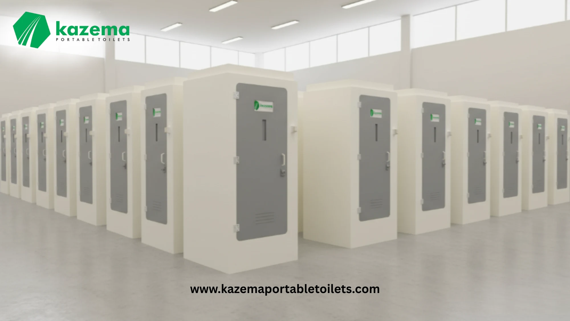 Kazema GRP portable toilet product range